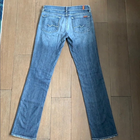 7 For All Mankind Straight Jeans Size 27 - Picture 3 of 8